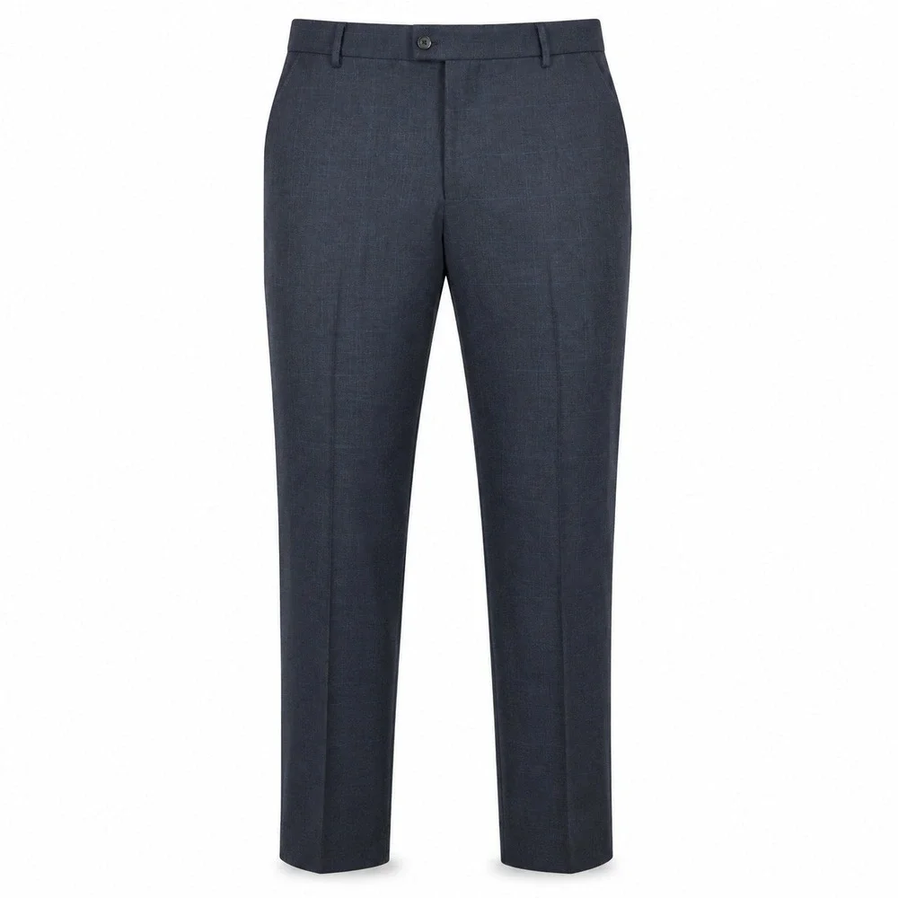Lauren Ralph Lauren Dress Pants Mens 44x30 Blue Wool Glen Plaid Natural Stretch